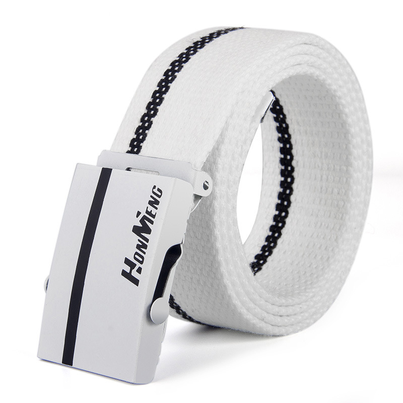Off White Belt - White Blue Black Military Automatic Buckle