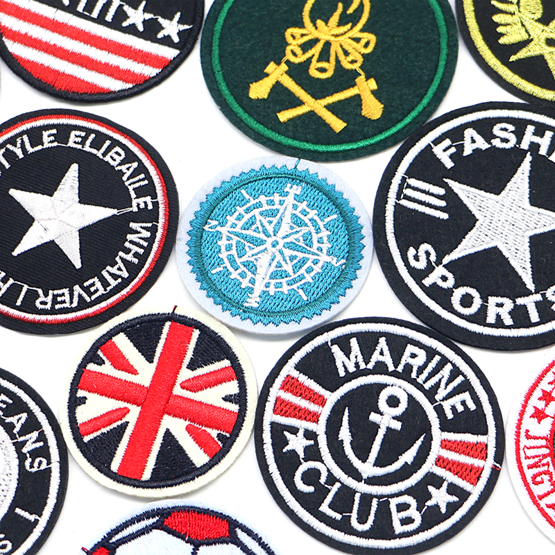 Streetwear Brand Stickers - 2 Pcs Fashion Round Football Star
