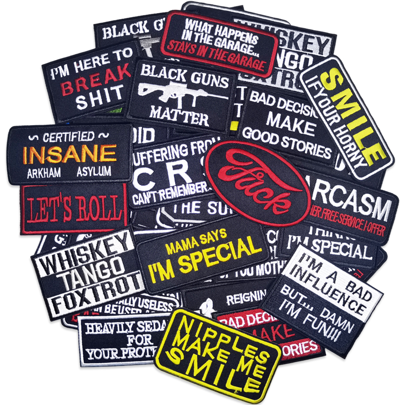 Streetwear Brand Stickers - 10/20/30/50pcs Lot Patches For Clothing Iron