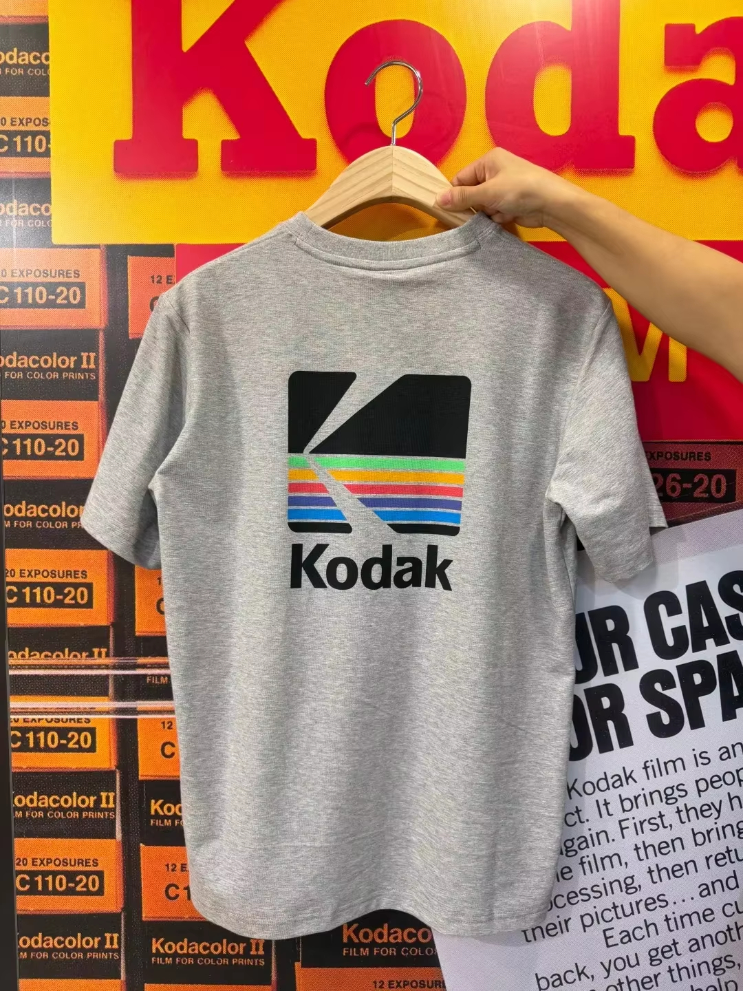 Streetwear Brand Photography - Kodak Retro Logo Men's T-Shirt -