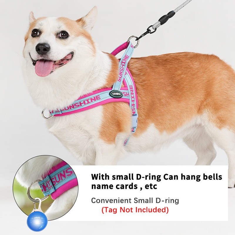 Dog Harness Reflective No Pull - Off White Belt avaliação e preço