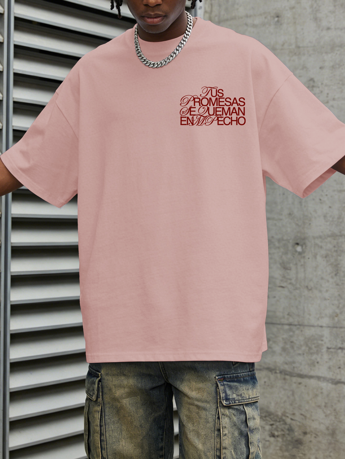 Men's Oversized Gothic Streetw - Streetwear Brand Heart avaliação e preço