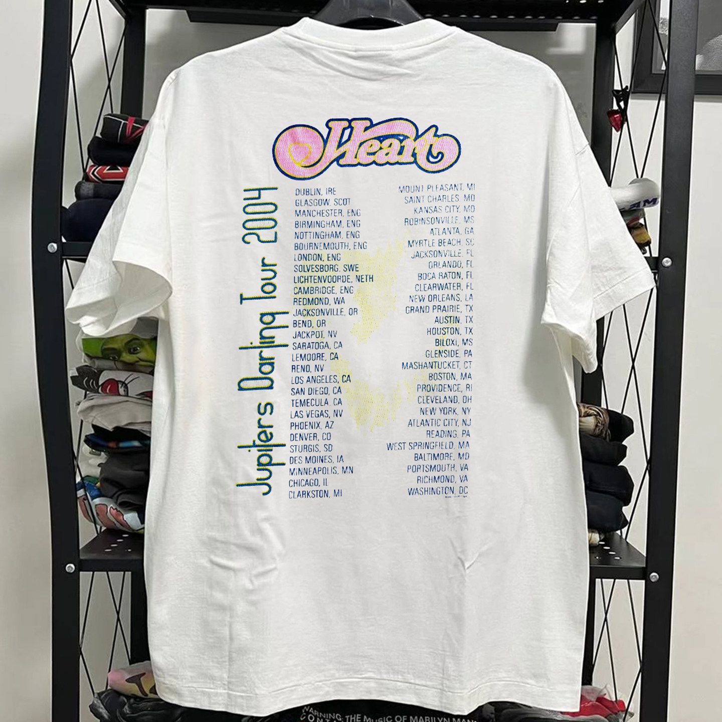 Heart Band Hard Rock Short-sle - Streetwear Brand Heart avaliação e preço