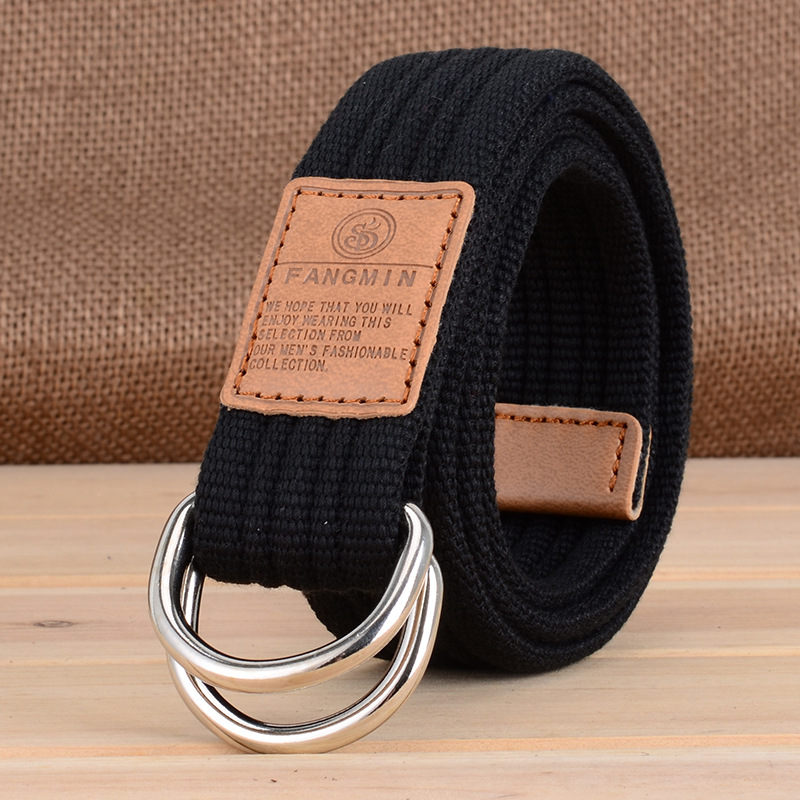 New Unisex Canvas Belt Double  - Off White Belt avaliação e preço
