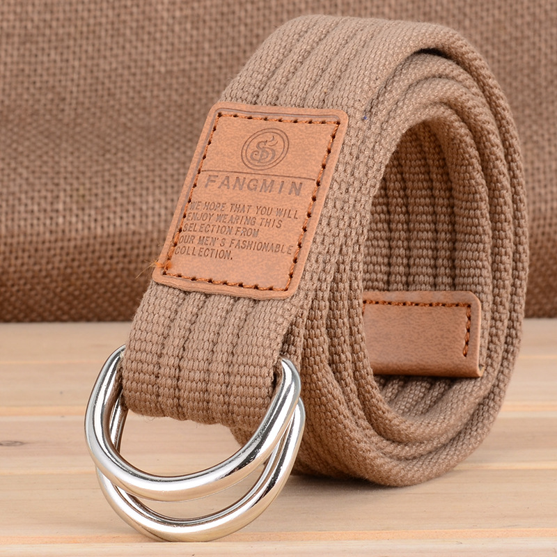 New Unisex Canvas Belt Double  - Off White Belt avaliação e preço