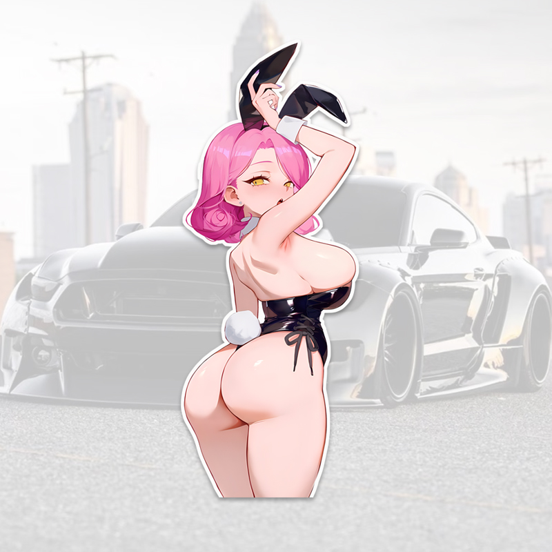 DM22# Anime Car Sticker Rabbit - Streetwear Brand Stickers avaliação e preço