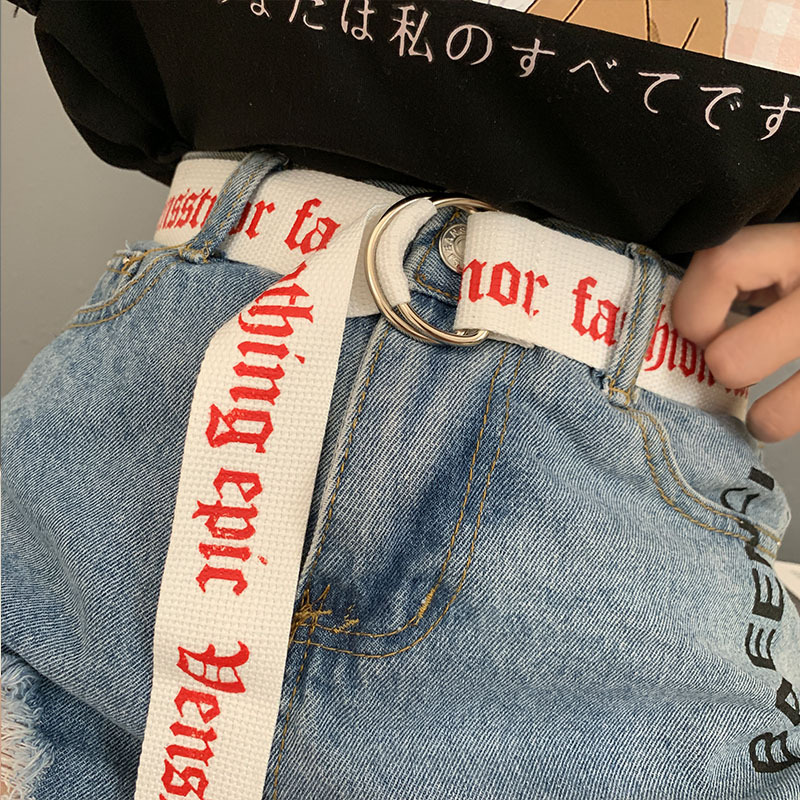 Unisex Canvas Belt Women D Buc - Off White Belt avaliação e preço