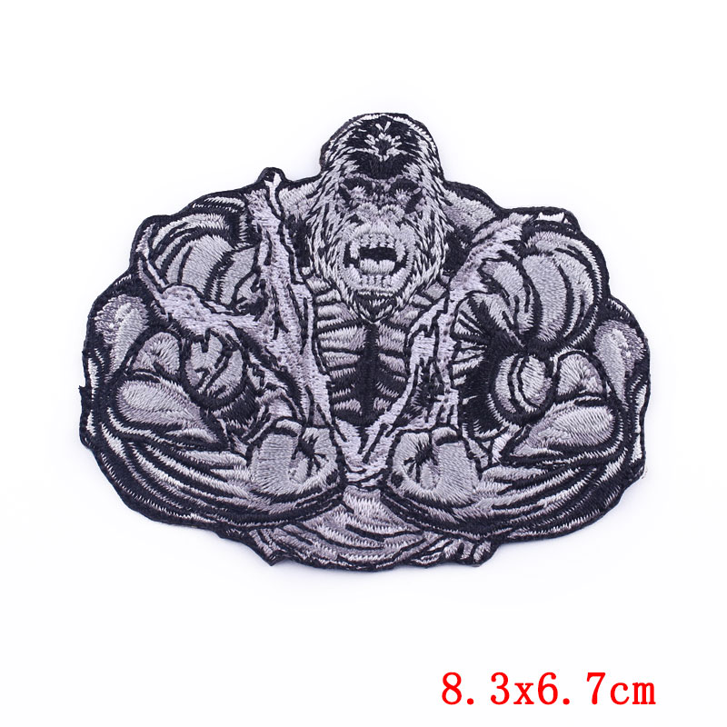 Sports Fitness Applique Patch  - Streetwear Brand Stickers avaliação e preço