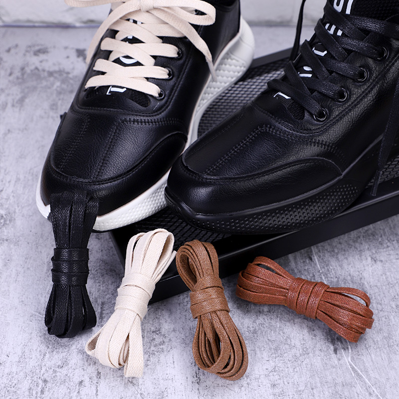 1Pair Waxed Cotton Shoelaces F - Travis Scott Lace avaliação e preço