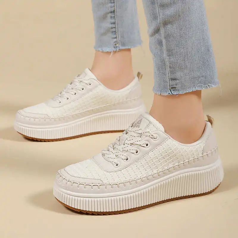 Brown Shoes Woman Flats Autumn - Streetwear Brand Sale avaliação e preço