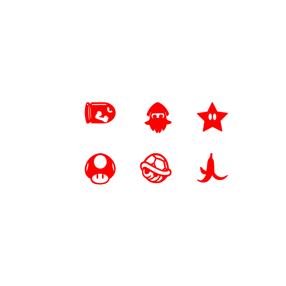 Cartoon Blank Button Car Stick - Streetwear Brand Stickers avaliação e preço
