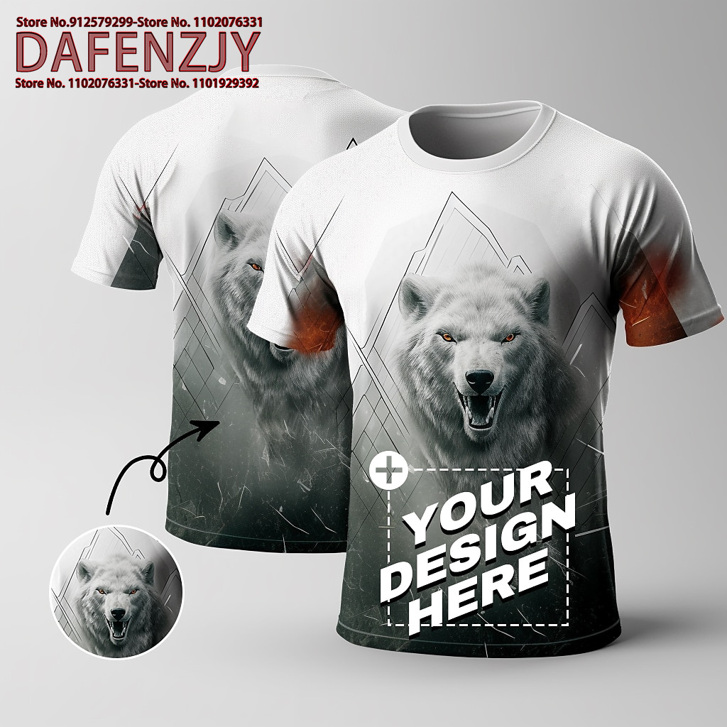 Custom Funny Pet Photo 3D All  - Streetwear Brand T Shirt avaliação e preço