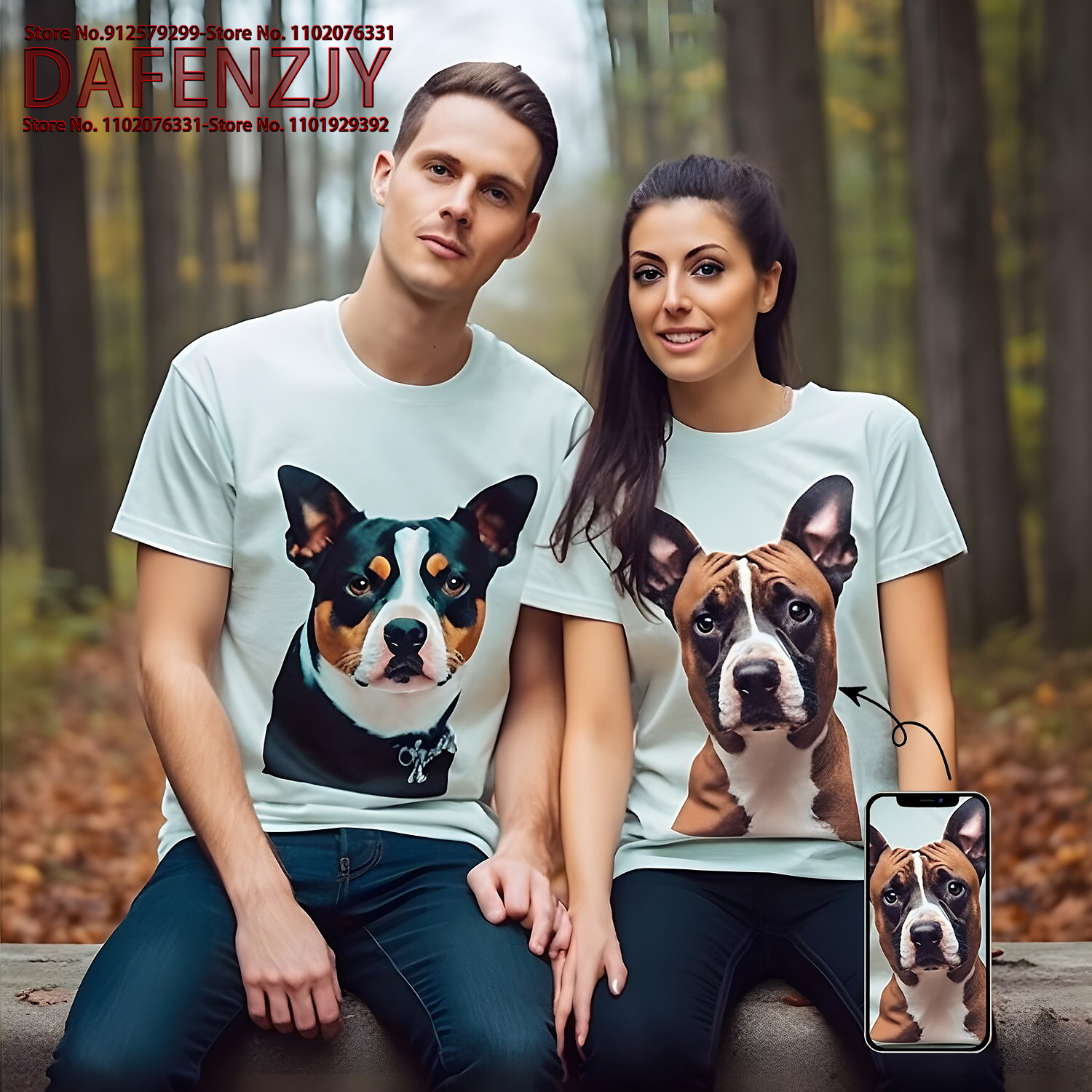 Custom Funny Pet Photo 3D All  - Streetwear Brand T Shirt avaliação e preço