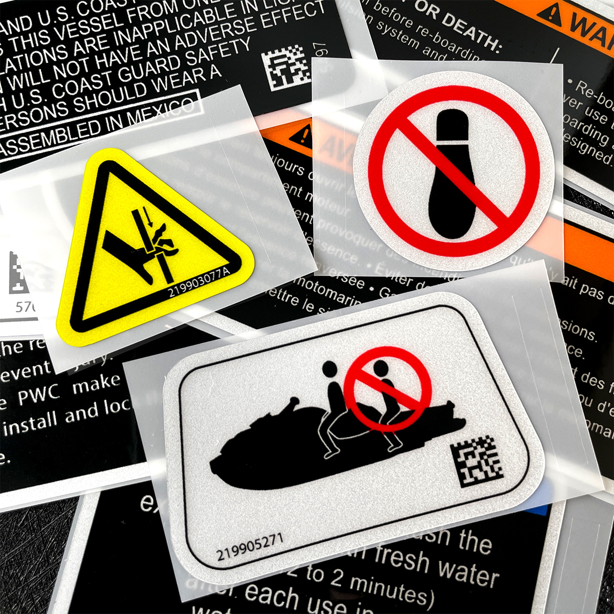 For BRP Sea-doo Spark-300 Warn - Streetwear Brand Stickers avaliação e preço