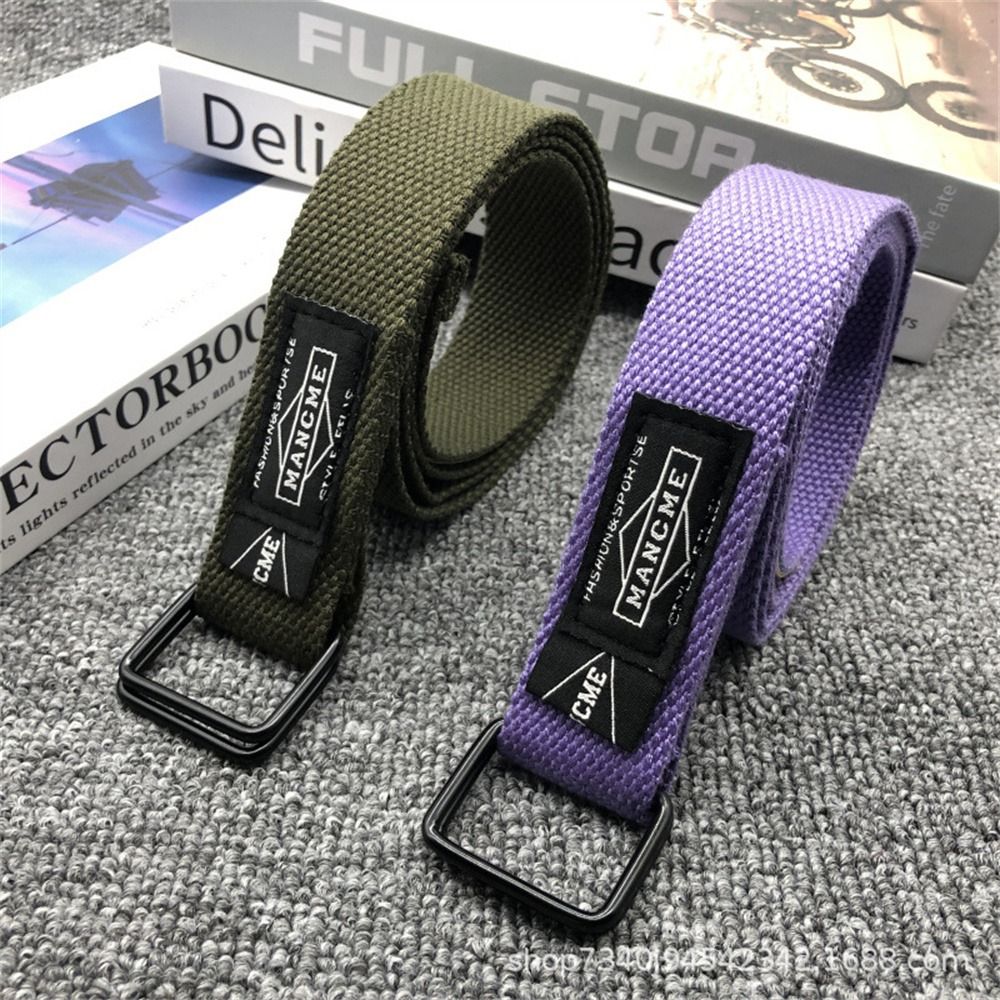 Women Man Nylon Braided Canvas - Off White Belt avaliação e preço