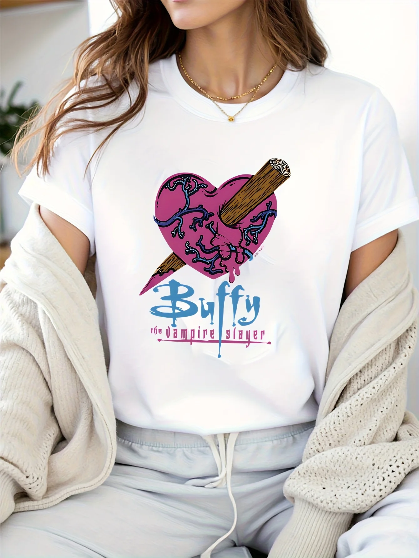 Leisure Fashion Short Sleeve   - Streetwear Brand Heart avaliação e preço