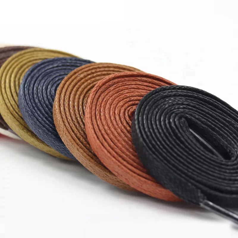 1Pair NEW Waxed Flat Shoelaces - Travis Scott Lace avaliação e preço