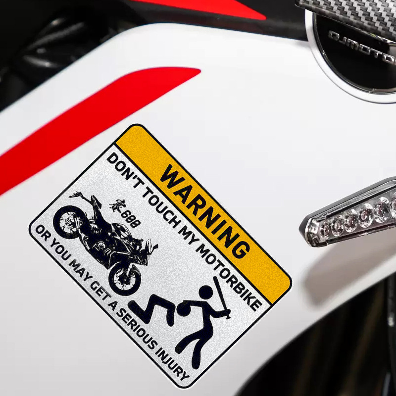 Funny Dont Touch Warning Mark  - Streetwear Brand Stickers avaliação e preço