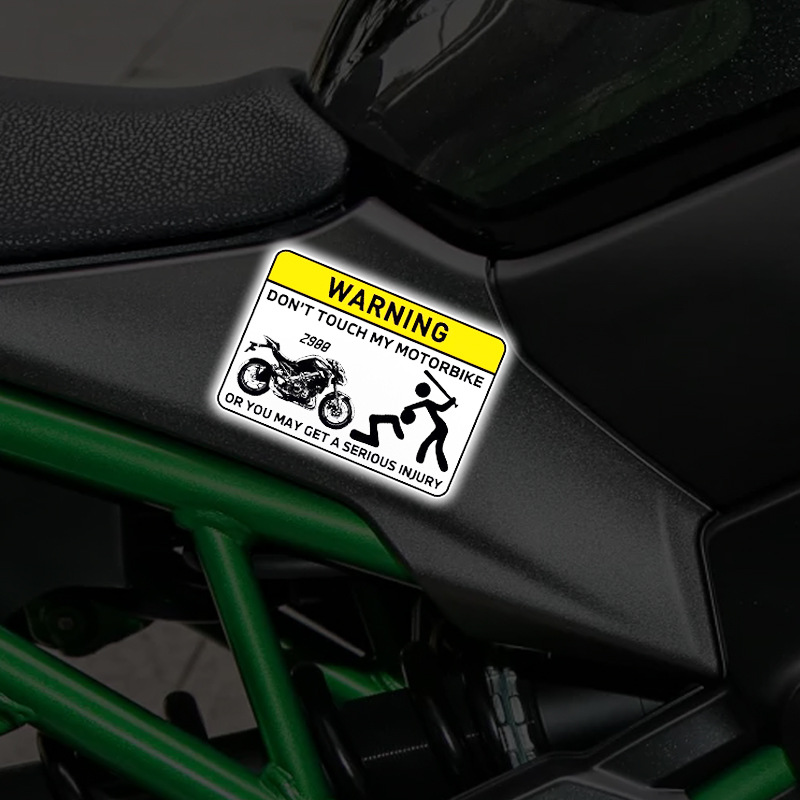 Funny Dont Touch Warning Mark  - Streetwear Brand Stickers avaliação e preço