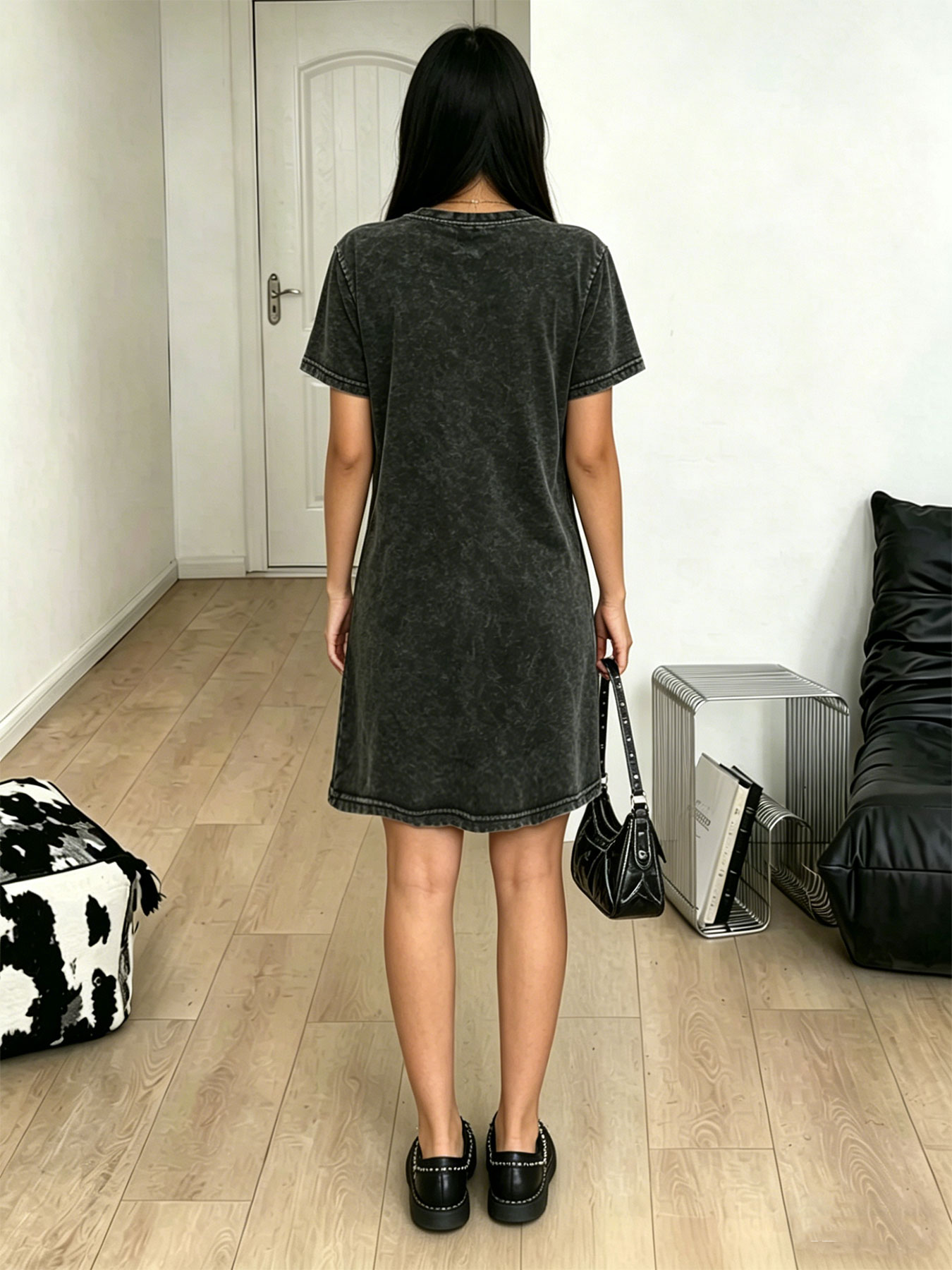 Women's washed vintage T-shirt - Streetwear Brand In Paris avaliação e preço
