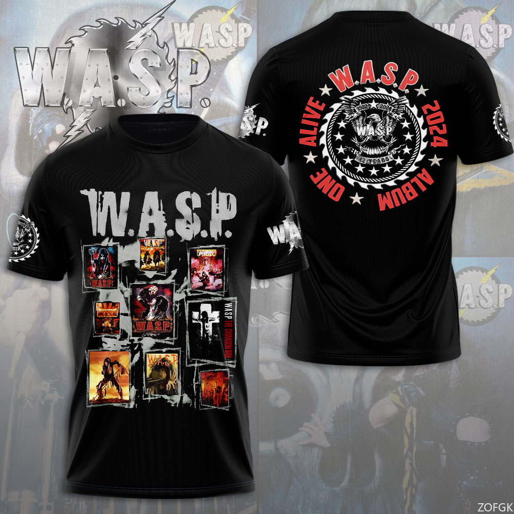 W.A.S.P Rock 3D Printing T-shi - Streetwear Brand T Shirt avaliação e preço