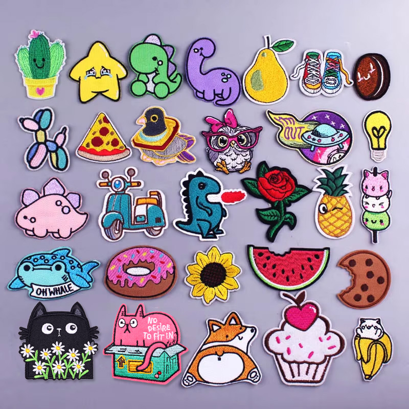 Cute Animals Dinosaur Patch Ir - Streetwear Brand Stickers avaliação e preço
