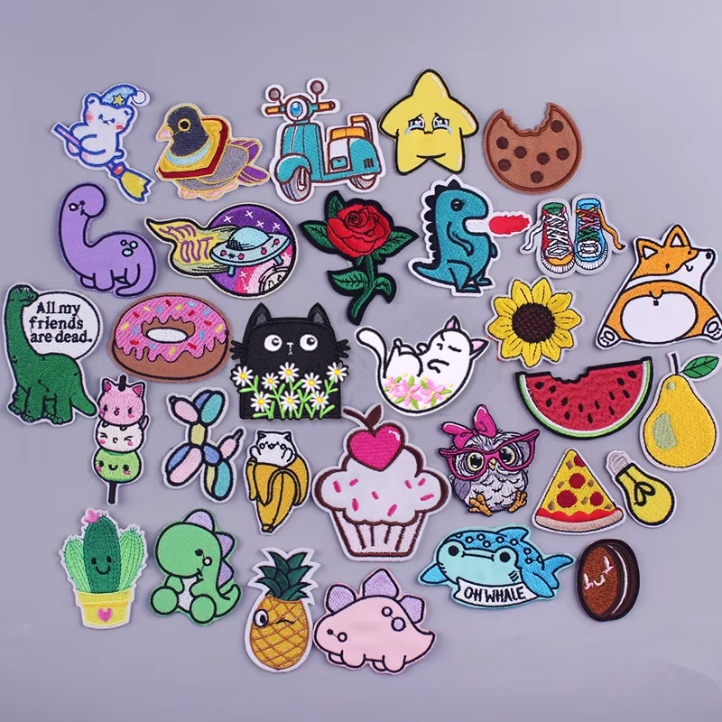Cute Animals Dinosaur Patch Ir - Streetwear Brand Stickers avaliação e preço