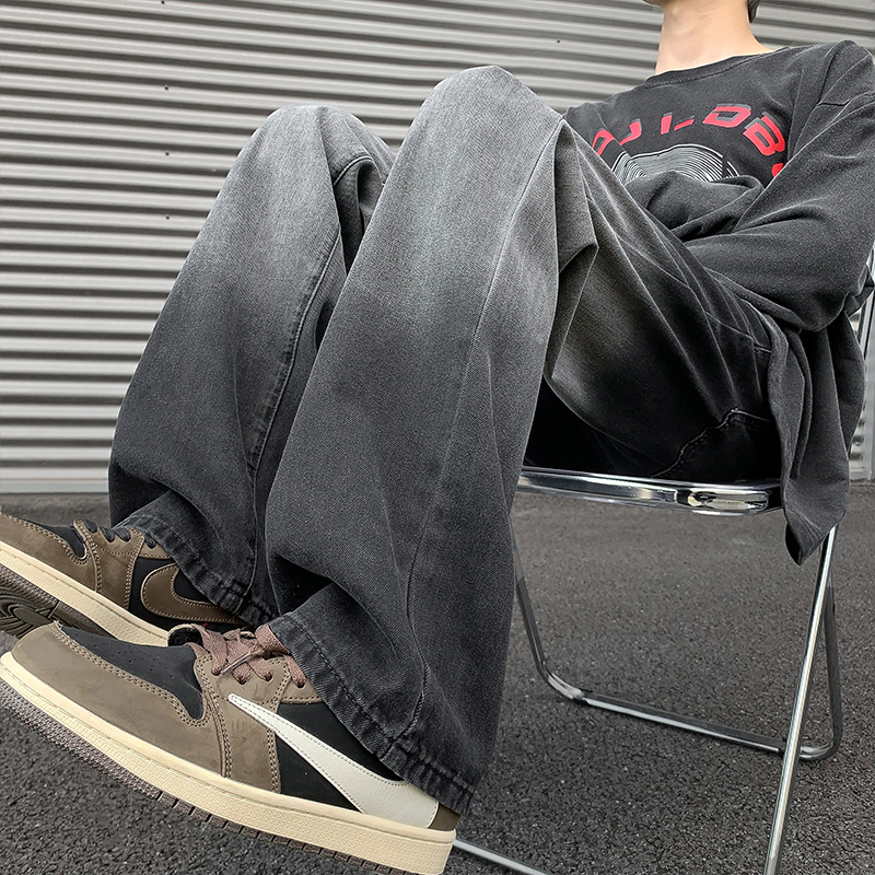 Loose Straight Leg Men's Jeans - Streetwear Brand Stoned & Co avaliação e preço